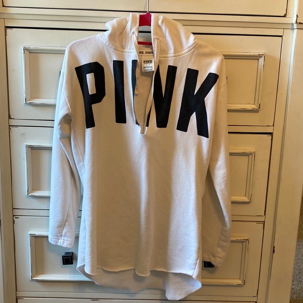 Victoria’s Secret pink size S White oversized hoodie